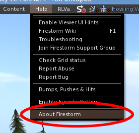 Firestorm Menu Help About.png