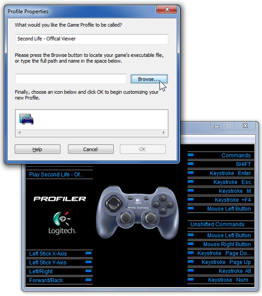 Logitech Gamepad - Second Life
