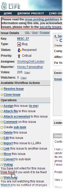 Issue Tracker options on the left-hand side.png